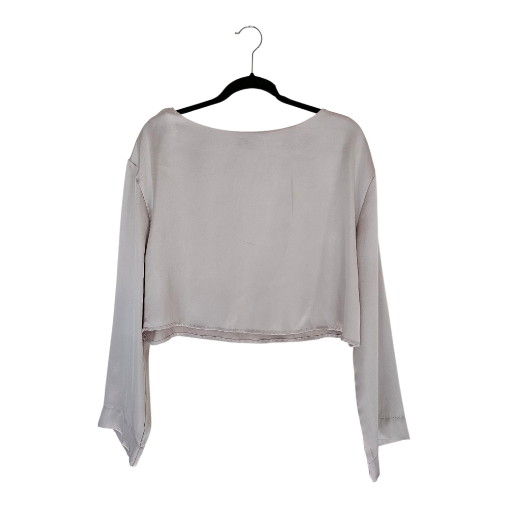Dynamite Light Gray Blouse
